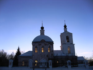 Свято-Тихвинская церковь в усадьбе Новоспасское